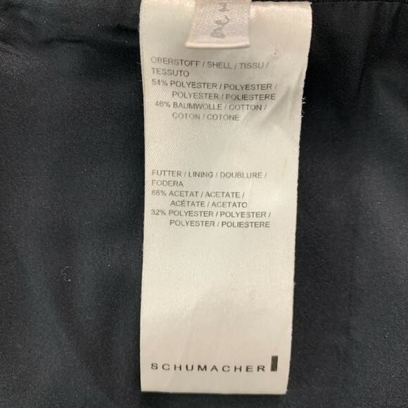 DOROTHEE SCHUMACHER Size XS Gold Black Polyester Wool Metallic Dress Pants - Picture 7 of 8